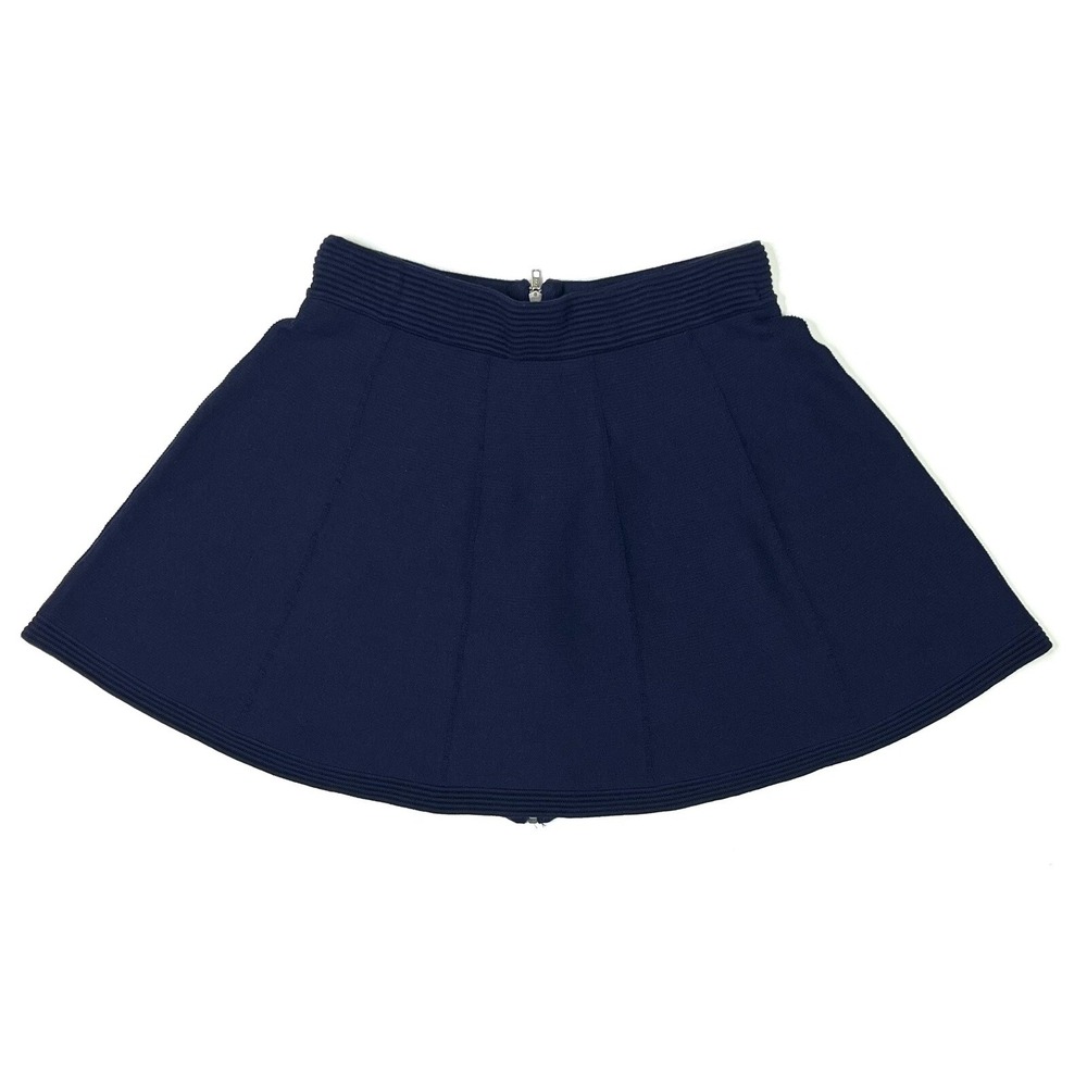 Cynthia Rowley Skirt Women's Medium Navy Blue Full Zip Class